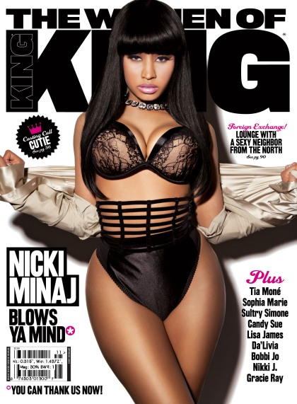 Nicki Minaj is set to appear on the cover of King magazines March/April 2011 